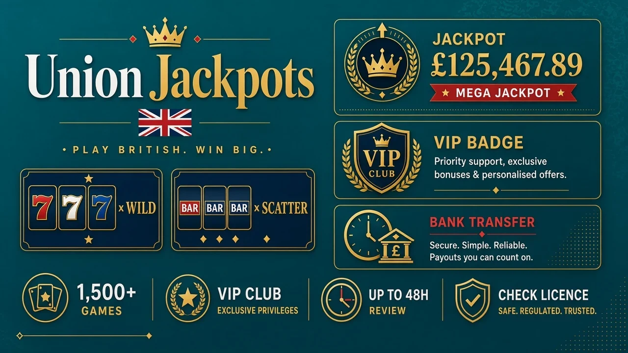 Union Jackpots non gamstop casino